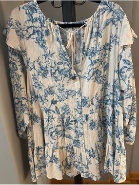 Free People “Sunbaked” Cotton Mini Dress